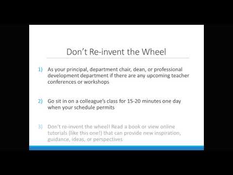 Don't Reinvent the Wheel