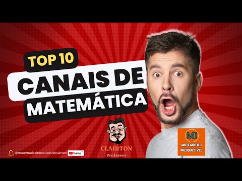 Top10 de Canais de MATEMÁTICA do Brasil
