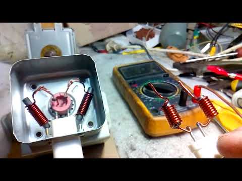 Ремонт магнетрона СВЧ печи .