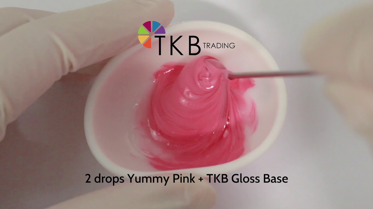 Yummy Pink Lip Liquid + TKB Gloss Base 