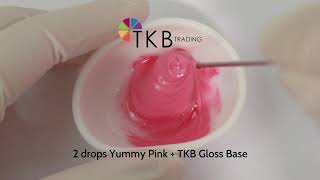 How to make Lip Gloss with TKB trading Gloss Base & Lip liquids 