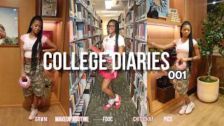FIRST DAY OF SCHOOL GRWM :) |  Freshman Year FAMU || grwm, makeup routine, fdoc, pics and etc ||