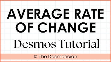 Desmos Graphing Calculator Tutorial: Average Rate of Change (Linear, Quadratic, & Exponential)