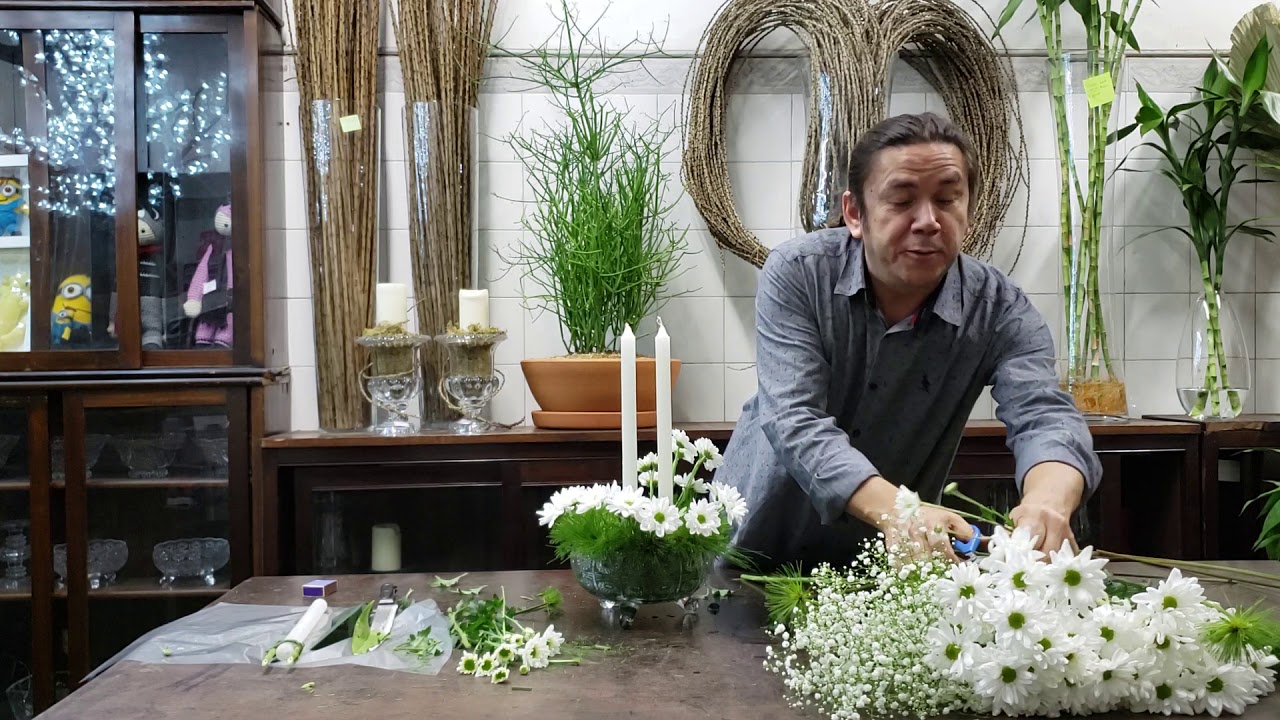 Arranjo para centro de mesa almoço ou jantar, por Luis Evangelista