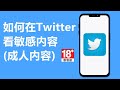 2023 如何在Twitter推特看敏感内容成人内容 