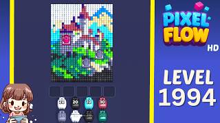 Pixel Flow Level 1994 Solution Walkthrough