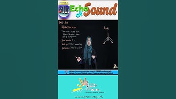 Echo of Sound I Reflection(Echo) of Sound I Lecture-4 I #penacademy #reflectionofsound
