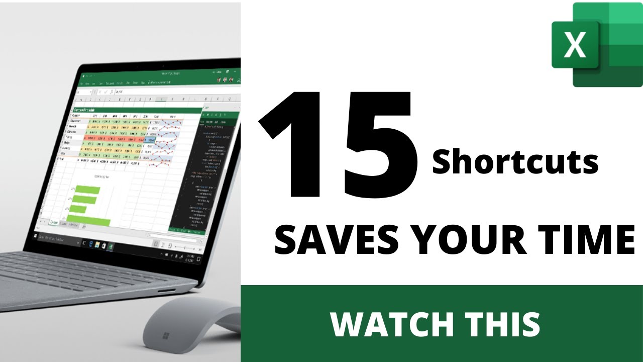 15 EXCEL SHORTCUT KEYS you CANNOT live without | Most USEFUL Excel ...
