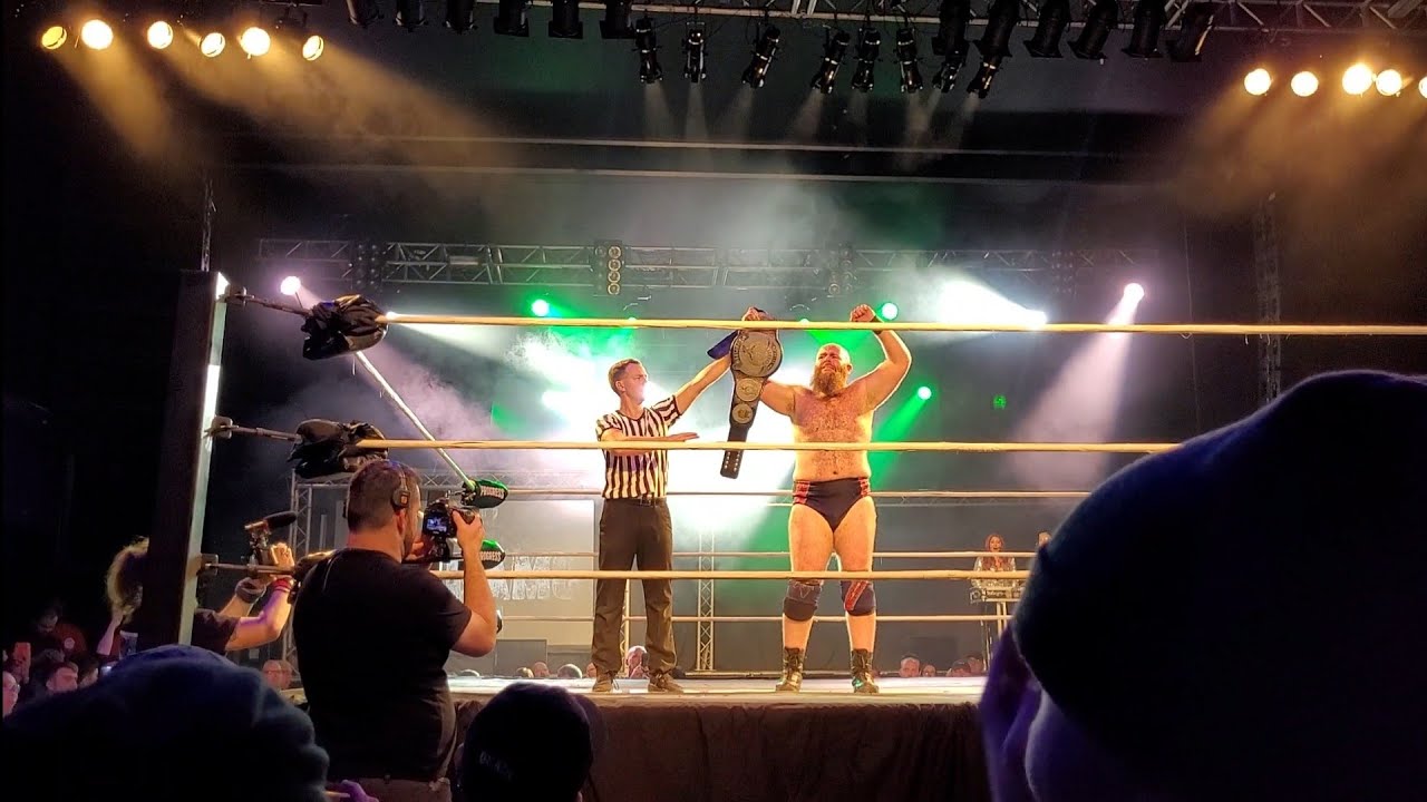 BIG DAMO Post-Match Celebration / Wins PROGRESS Atlas Championship - Chapter 142