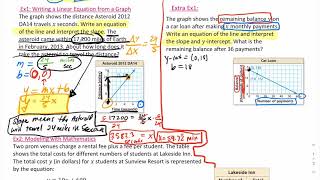 2.3 - Modeling with Linear Functions
