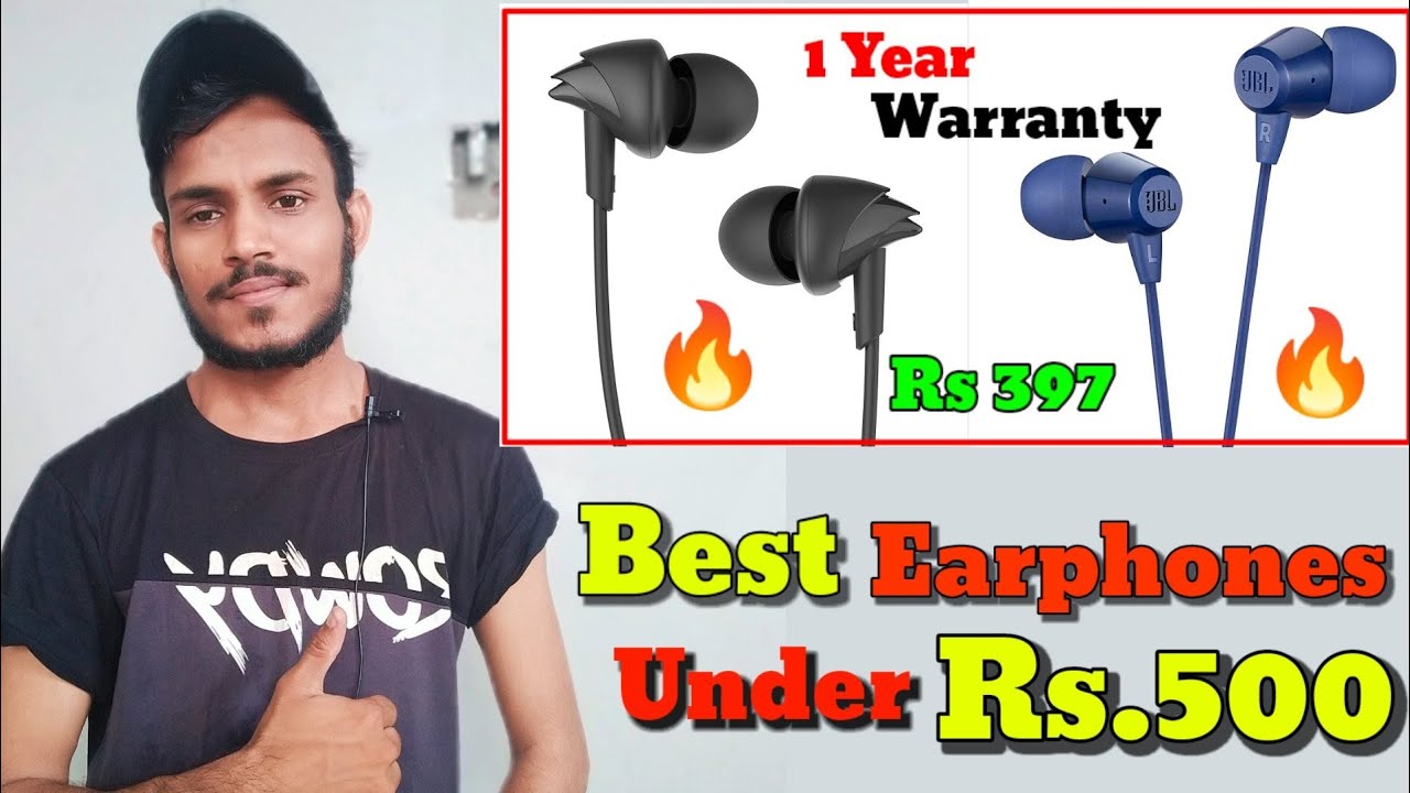 Best Earphones under 500 rs | Best Earphones 2021