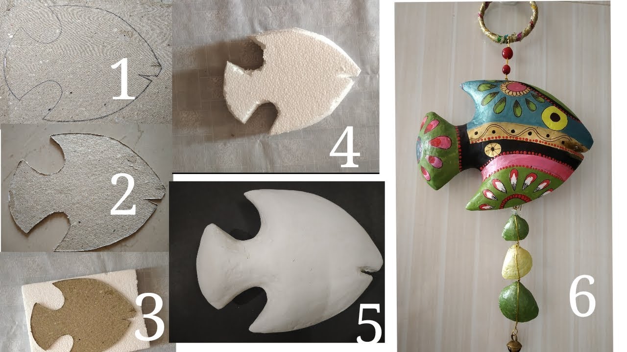 Beautiful Wall hanging/fish wall hanging/Art and CraftCreativeMind 