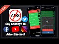 NEW Remove All Advertisement For YouTube, Facebook, Instagram, Twitter, No Ads All App Game iOS 15