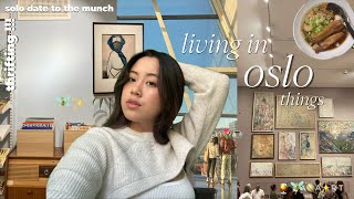 living in oslo // solo date to the munch, thrifting & easter 🧚🏻✨
