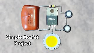 DIY Ideas With Mosfet - LED Brightness Controller With Push Switch || JLCPCB