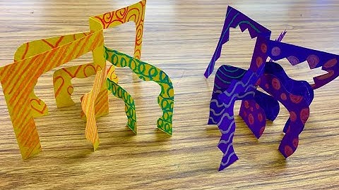 Calder-Inspired Paper Sculpture