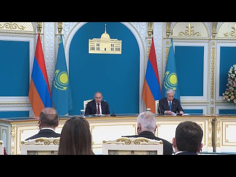 Видео: Глава государства провел переговоры с Премьер-министром Армении