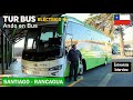 PRIMER BUS ELÉCTRICO TURBUS y ENTREVISTA a su CONDUCTOR, Santiago - Rancagua | Ando en Bus