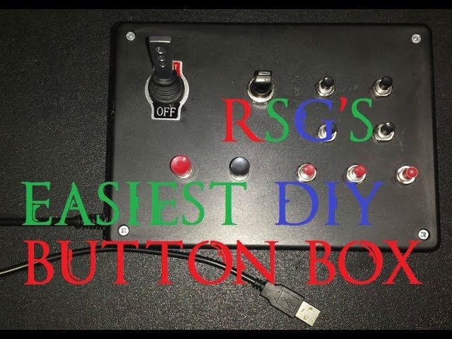 PC USB button Box 31 functions push buttons & encoders + toggles