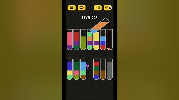 Water Sort Puzzle Level 243 Solved