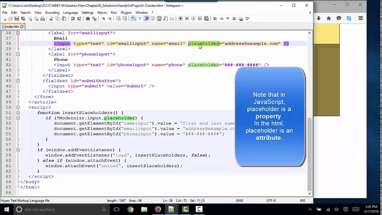 JavaScript Chapter 3 Hands on exercise 3-2 debrief - YouTube
