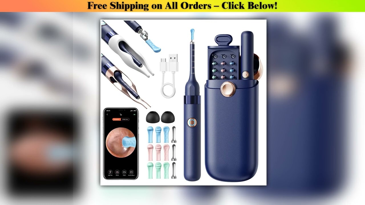 Upgraded Smart Visual Ear Wax Cleaner With Camera 800W HD Endoscope MultiFunctional Visual Ear Clea