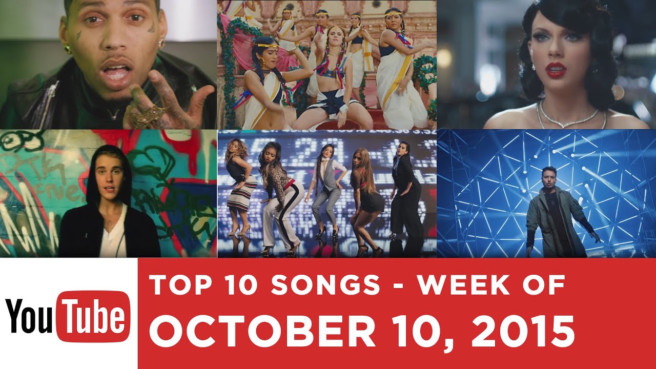 Top 10 Most Popular Songs Week Of October 10, 2015 (YouTube) YouTube
