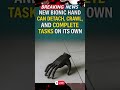 Bionic Hand Detaches, Crawls, and Operates on Its Own