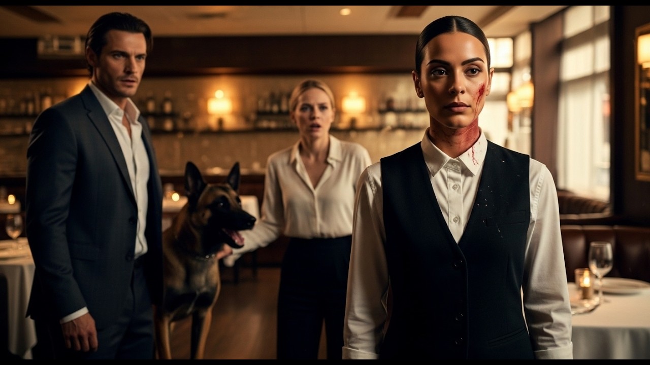 Scalding Tea Hit the Waitress—The Mafia Boss Didn’t Move Until His K9 Growled