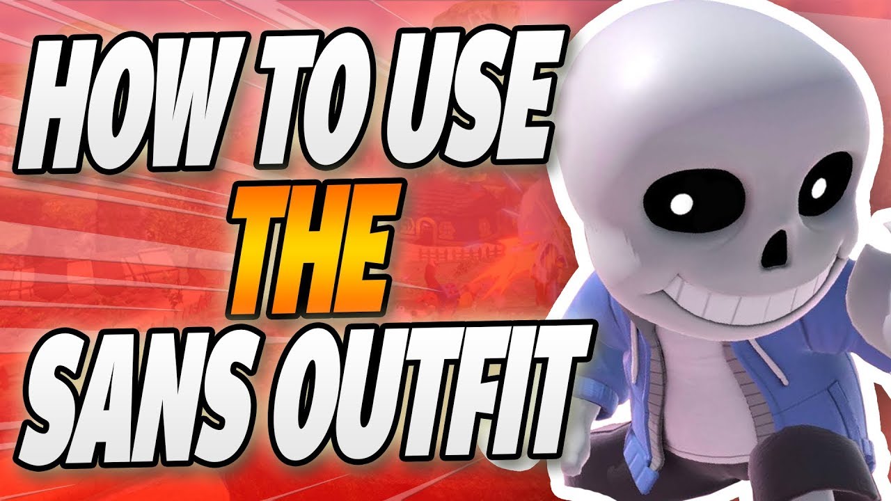 How To Use The Sans Outfit! Super Smash Bros Ultimate - Youtube