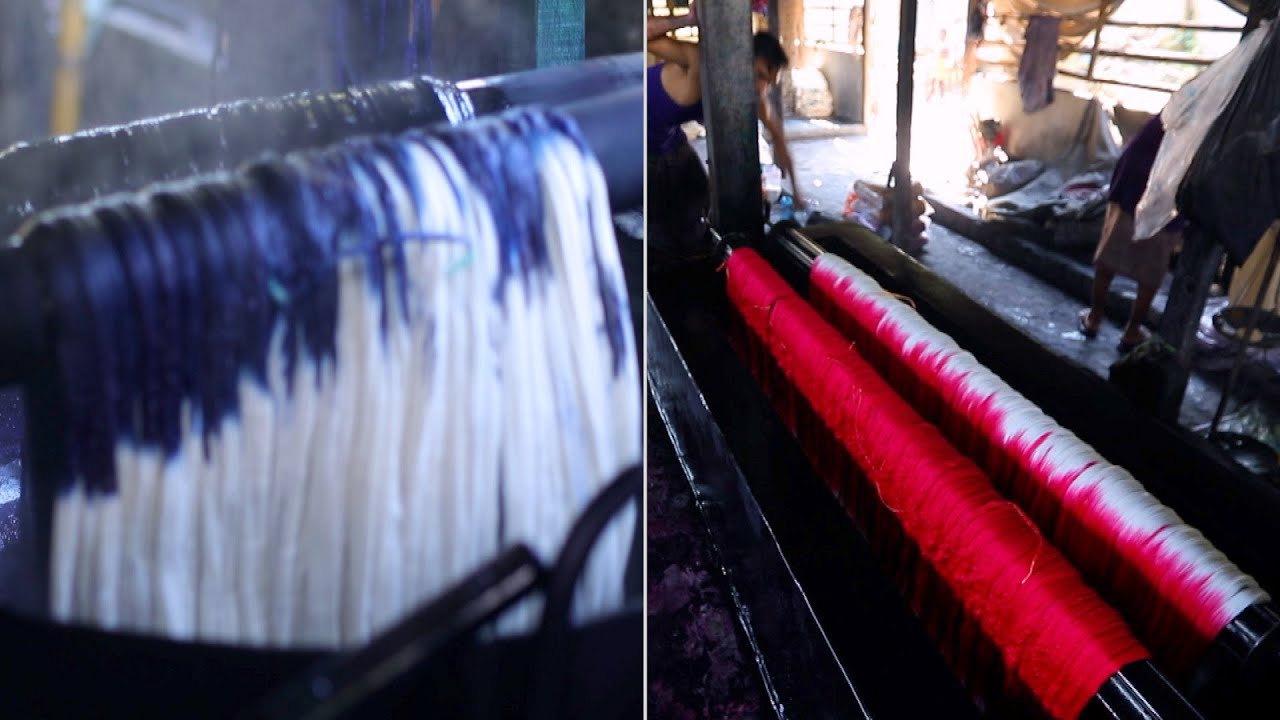 Yarn dyeing method How cotton yarn is dyed in Bangladesh সুতা রং