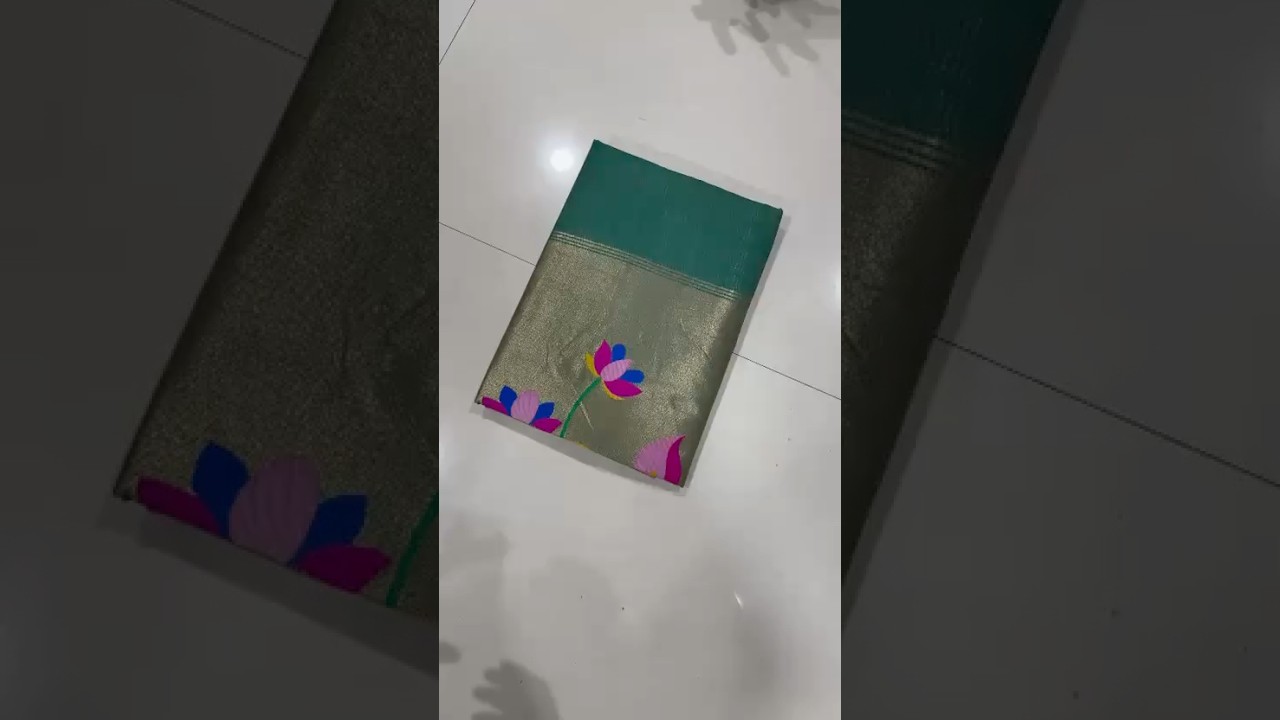 Soft Muga Cotton Swan Paithani Saree