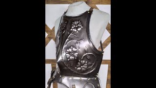 Forging Armour: Embossed Breastplate with Floral Chasing and Repousse (extra short version)