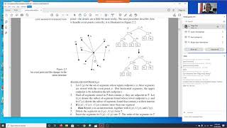 CENG570 Comp Geo: Line Segment Intersection by Plane Sweep, Double Connected Edge List (DCEL)