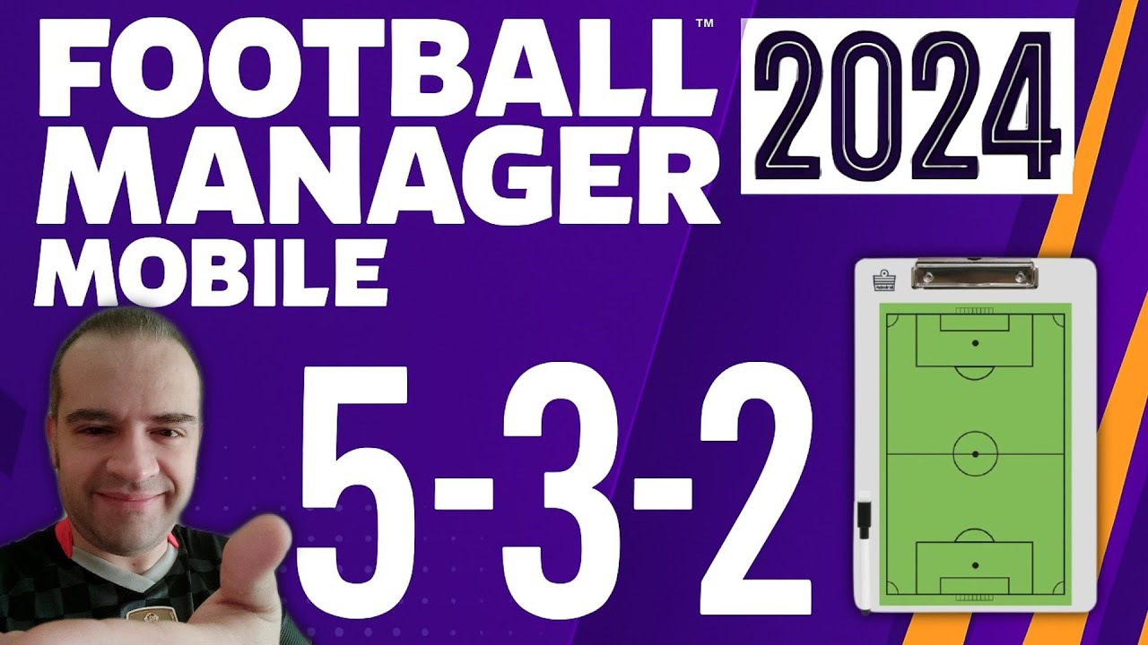 Táctica ganadora 5-3-2 para Football Manager 2024 Mobile 