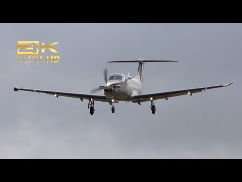 (4K) Pilatus PC-12 Compilation Arrivals And Departures