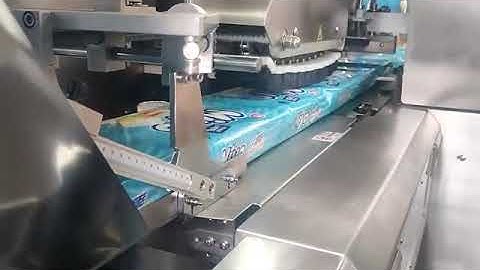 Tray packaging  machine 508s, plastic box packaging machine, flow packaging equipment, packing line