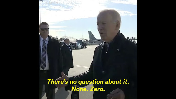 Biden: 'There's No Question Trump Supported An Insurrection'
