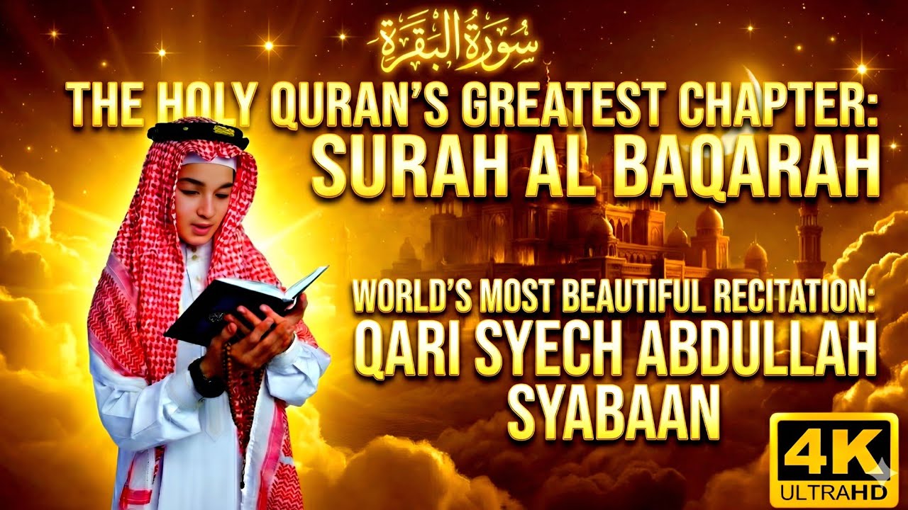  أجمل تلاوة لسورة البقرة | Surah Al Baqarah | World's Best Quran Recitation | abdullah syabaan