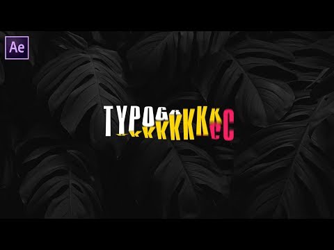 After Effects Tutorial - Twisted Typography Titles Animation in After Effects - Free Project