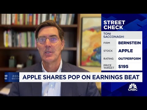 Apple's stock could be poised for more run-up, says Bernstein's Toni Sacconaghi Episode cover