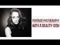 Portraits photography how to use beauty dish in portraits photography