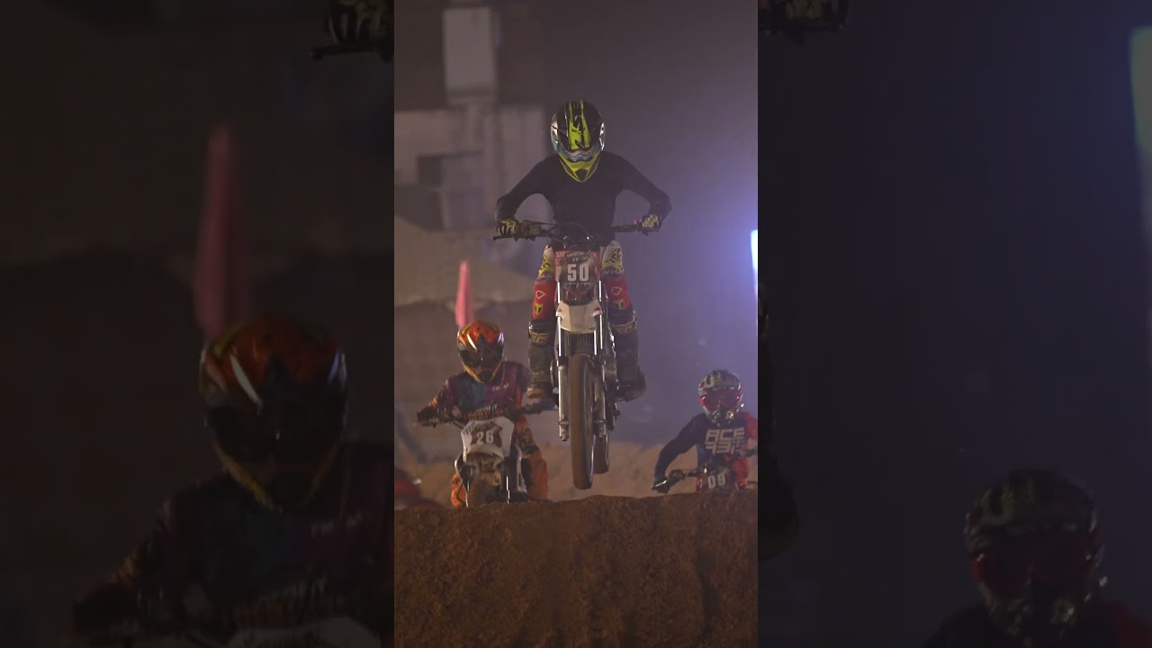 Extreme Dirt Bike Ride on Campus! 🏍️🔥 #poornimauniversity