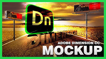 Adobe Dimension CC 2018 Mockup - Making of the 3D Mockup with Adobe Dimension CC