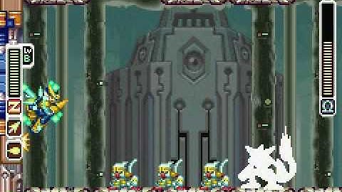 Megaman Zero 3 VS Hanumachine R (No Damage)