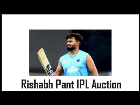 Rishabh Pant IPL Auction | Indian Premier League Auction