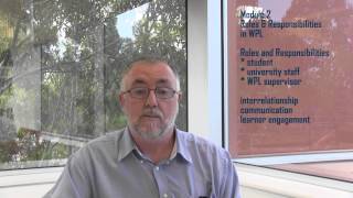 Workplace Learning Supervision (Module 2: Roles & Responsibilities in WPL)