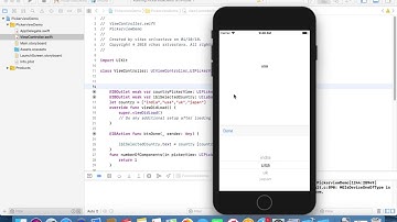 How To Use A Picker View In Xcode 10 (Swift 4.0)