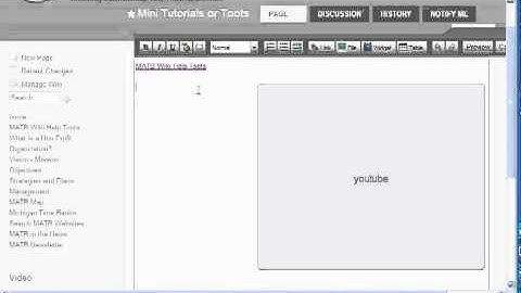 Basic Wiki Edit and Save