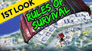 PUBG MOBILE GAME ??? | First Look At Rules of Survival (iOS / Android)